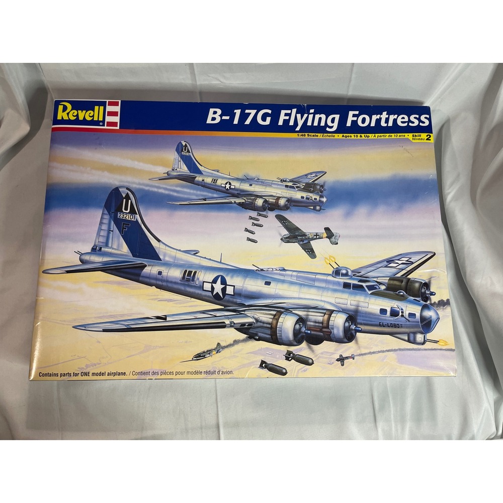 Revell Monogram B-17G Flying Fortress 1:48 Scale Model Kit 85-5600 WWII Bomber